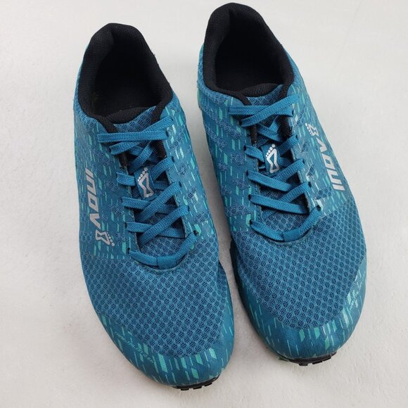Inov8 Trailtalon 235 Running Shoe Mens 9 Blue Lace Up Trail Hiking Sneaker - Picture 1 of 11